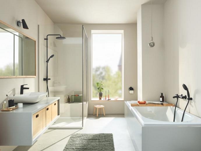 MATTE BLACK GROHE - Stonea.BG