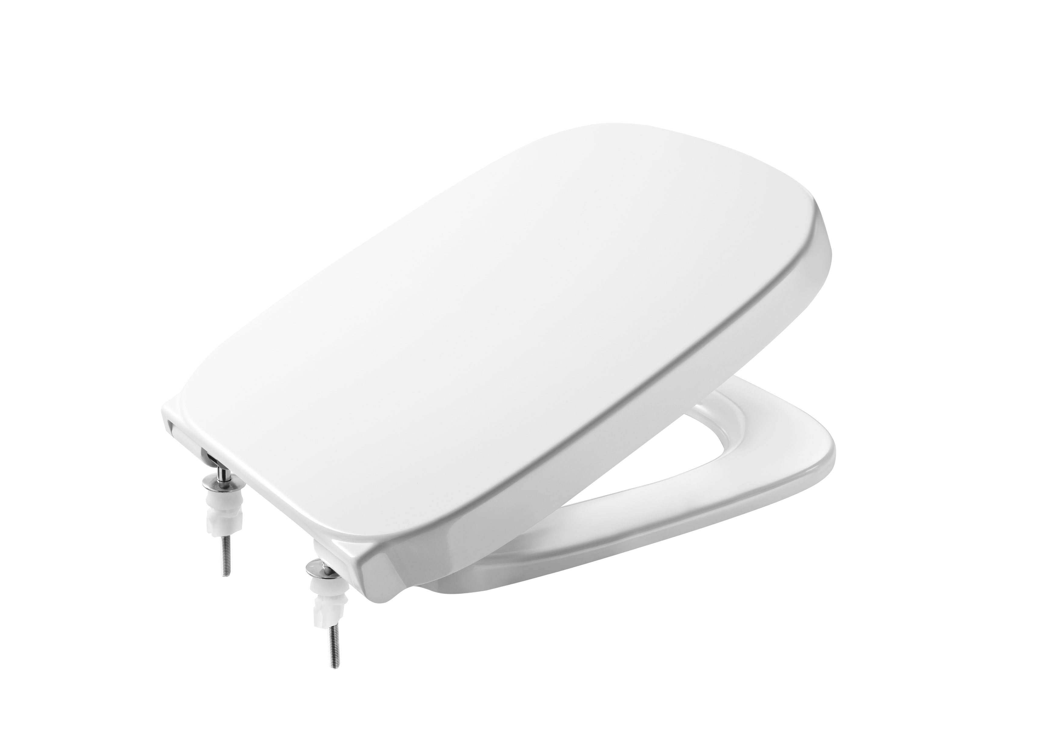 Roca Debba Седалка и капак за тоалетна чиния SoftClose Bottom Fixing White правоъгълна A8019D2004