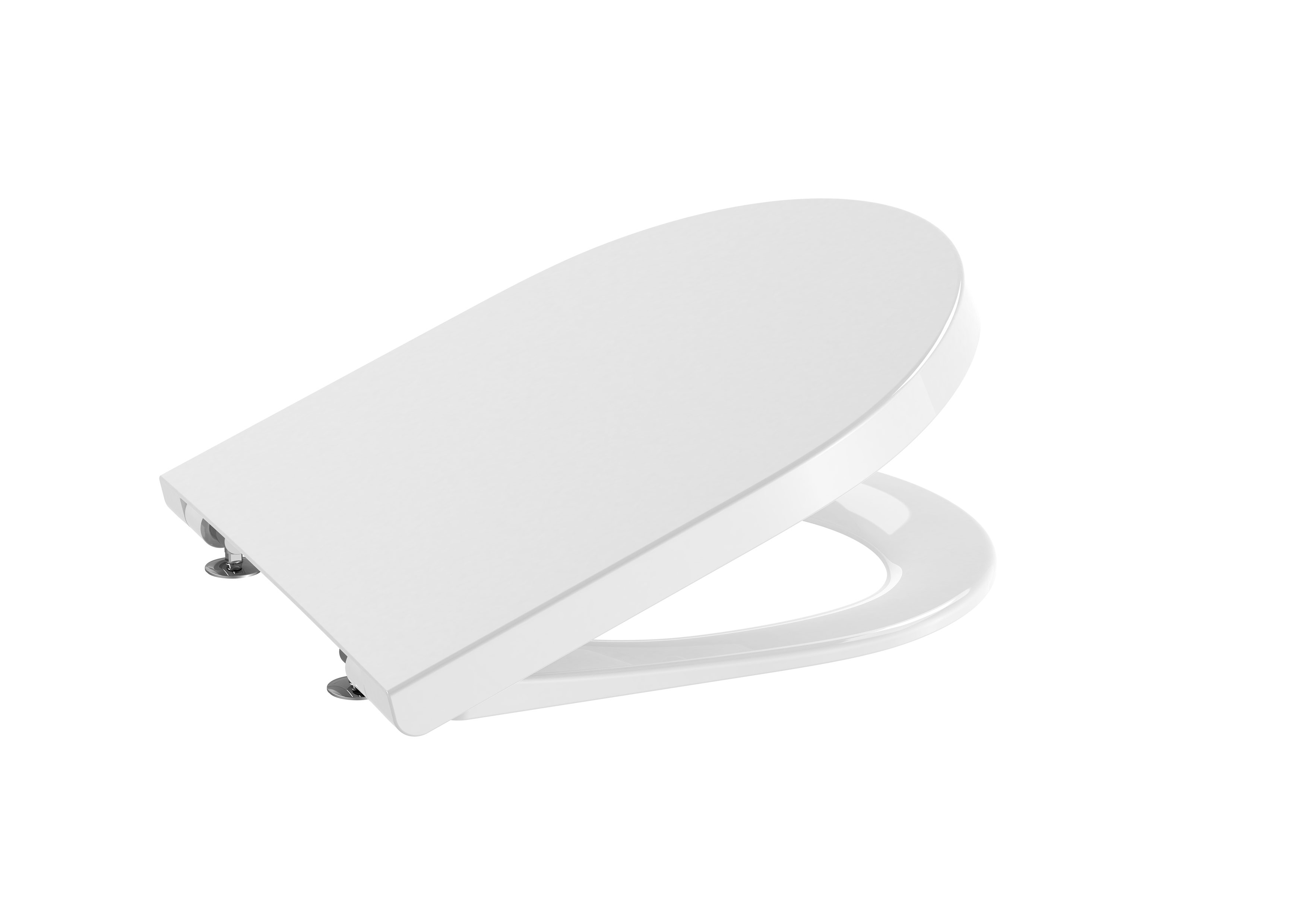 Roca Inspira Round SUPRALIT Седалка и капак за компактна тоалетна чиния SoftClose White A80152C00B