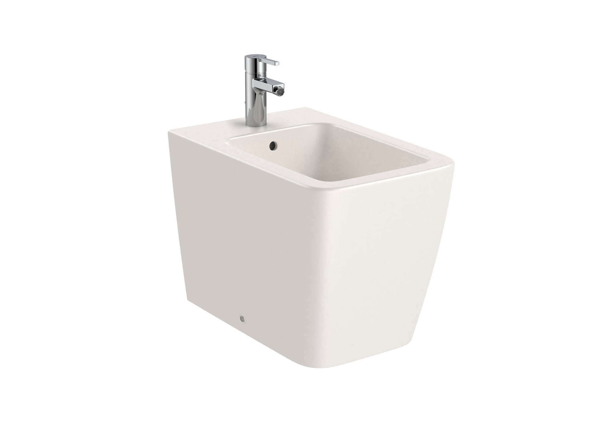 Roca Inspira Square Стоящо Биде Долепено до Стената White A357537000 - Stonea.BG