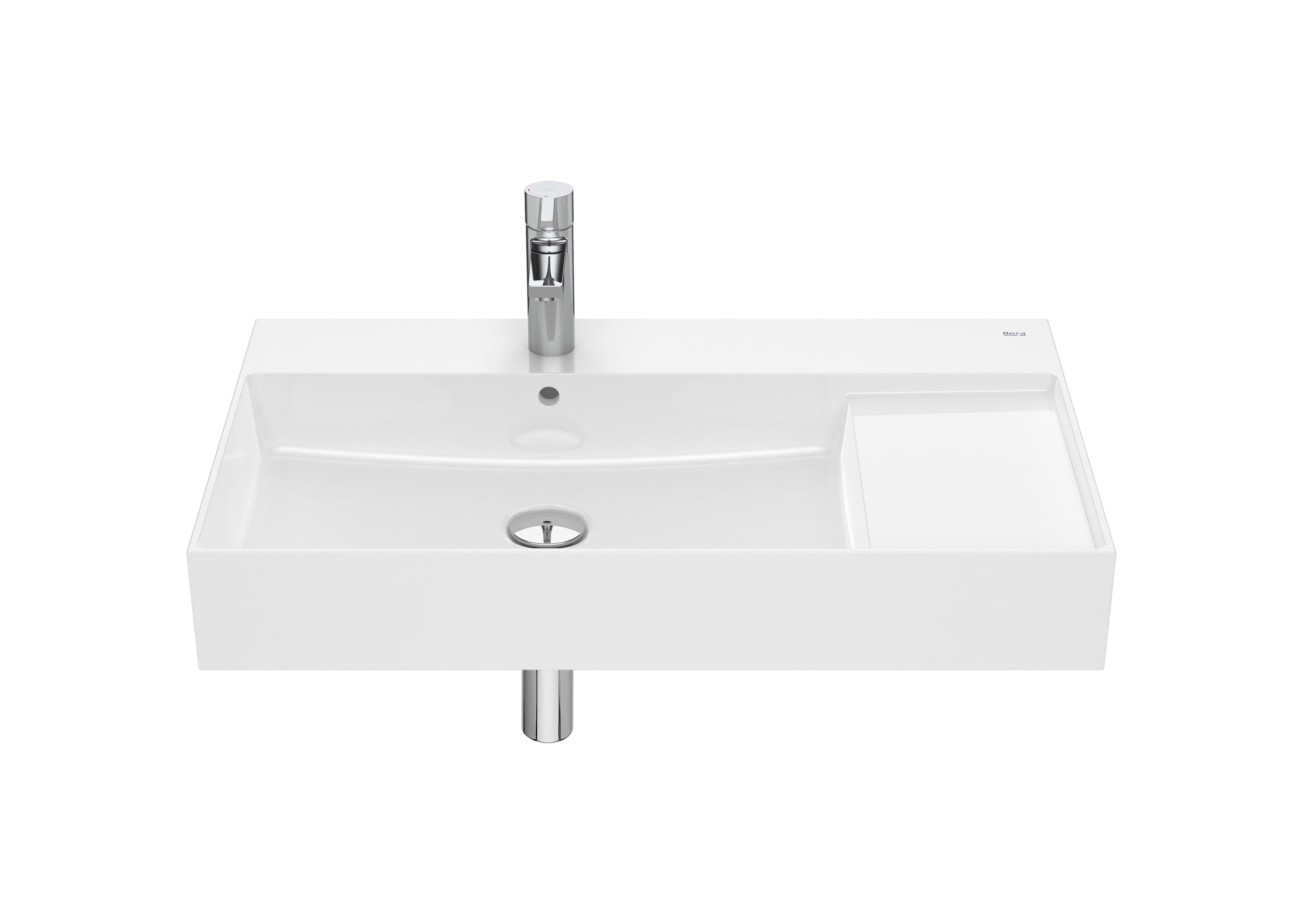 Roca Inspira Умивалник FINECERAMIC® стенен/мебел 80×49см White A32752B000