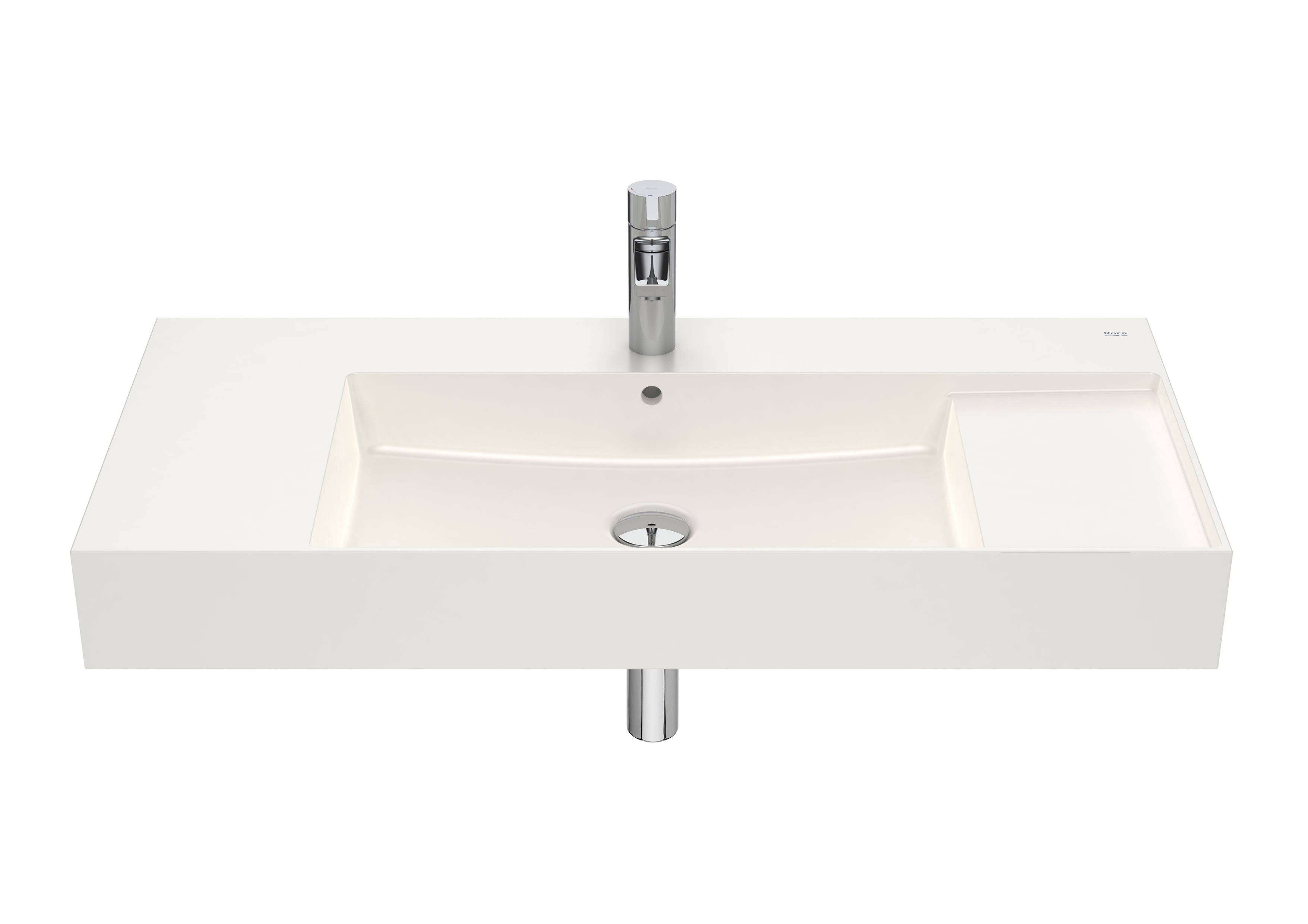 Roca Inspira Умивалник FINECERAMIC® стенен/мебел 100×49см White A32752A000