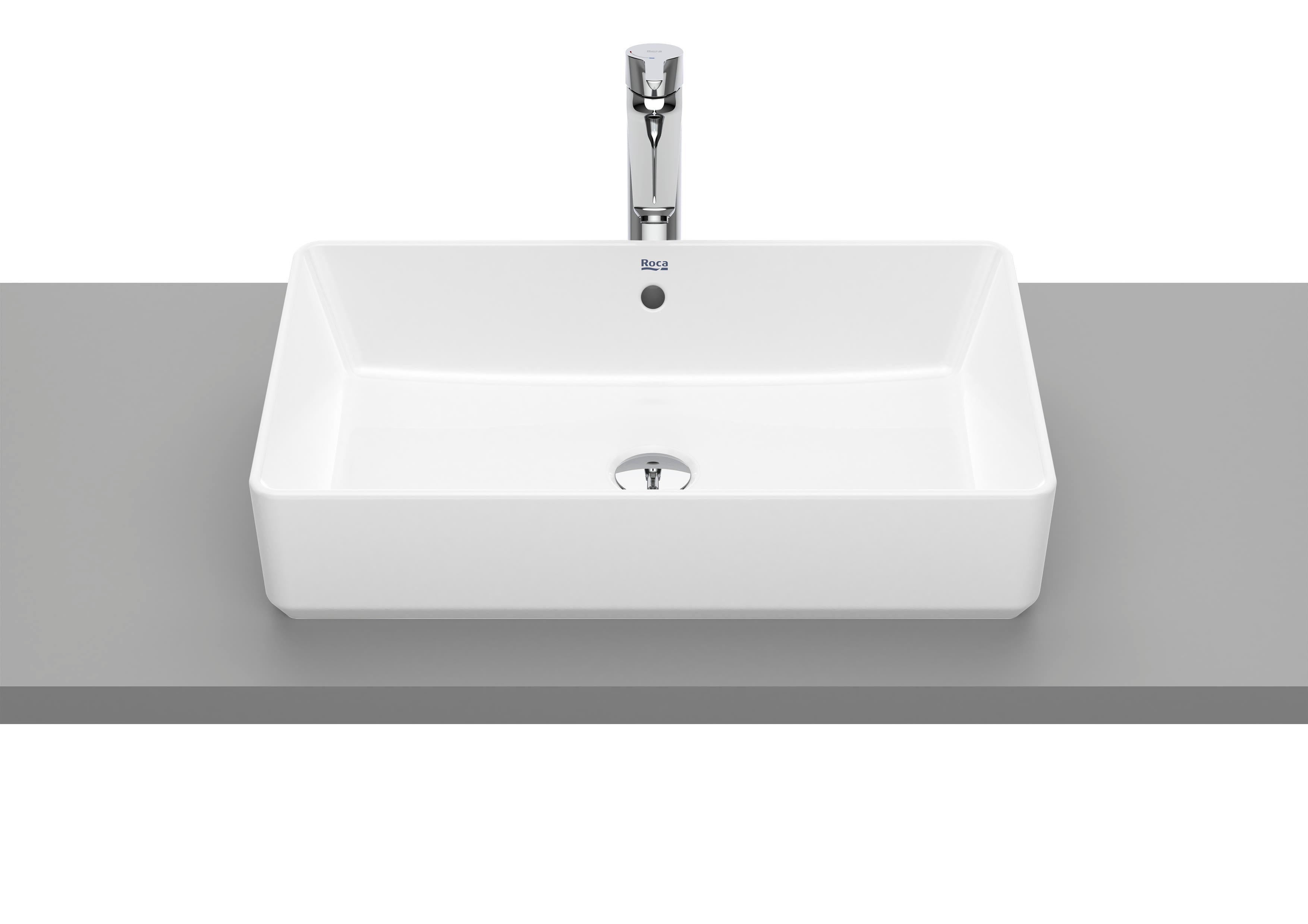 Roca The Gap Умивалник върху Плот Правоъгълна White A3270Y2000 - Stonea.BG