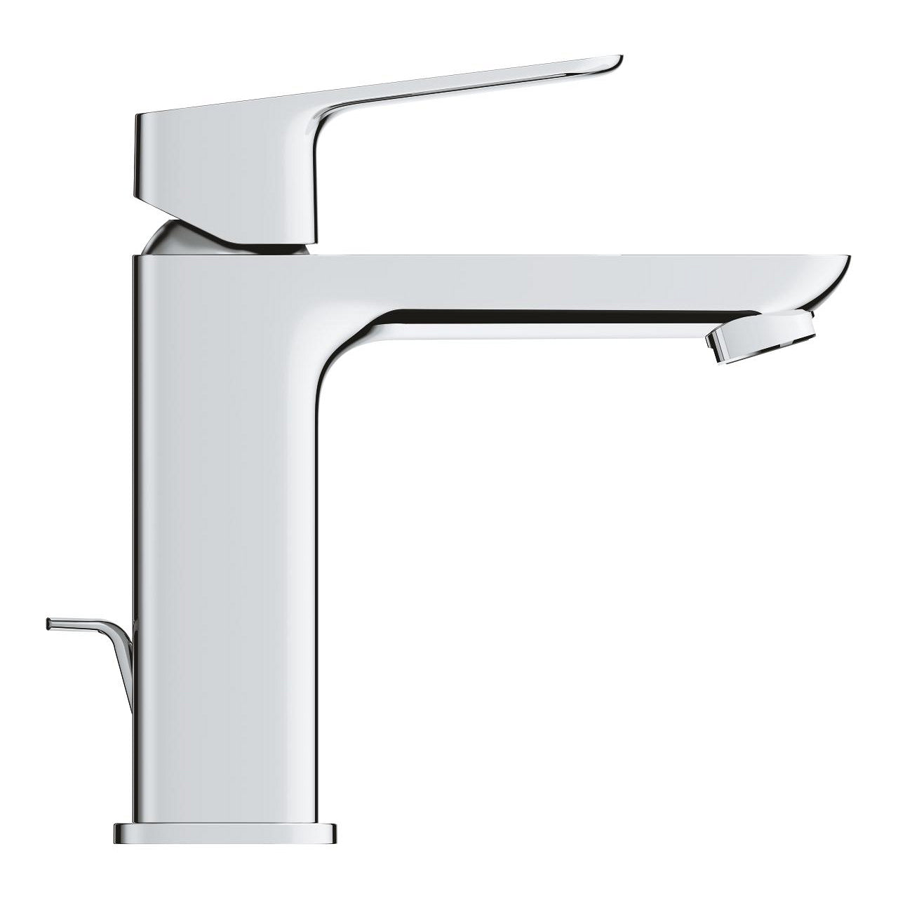 GROHE Cubeo Смесител умивалник M-размер с изпразнител Хром 10 174 90000 - Stonea.BG