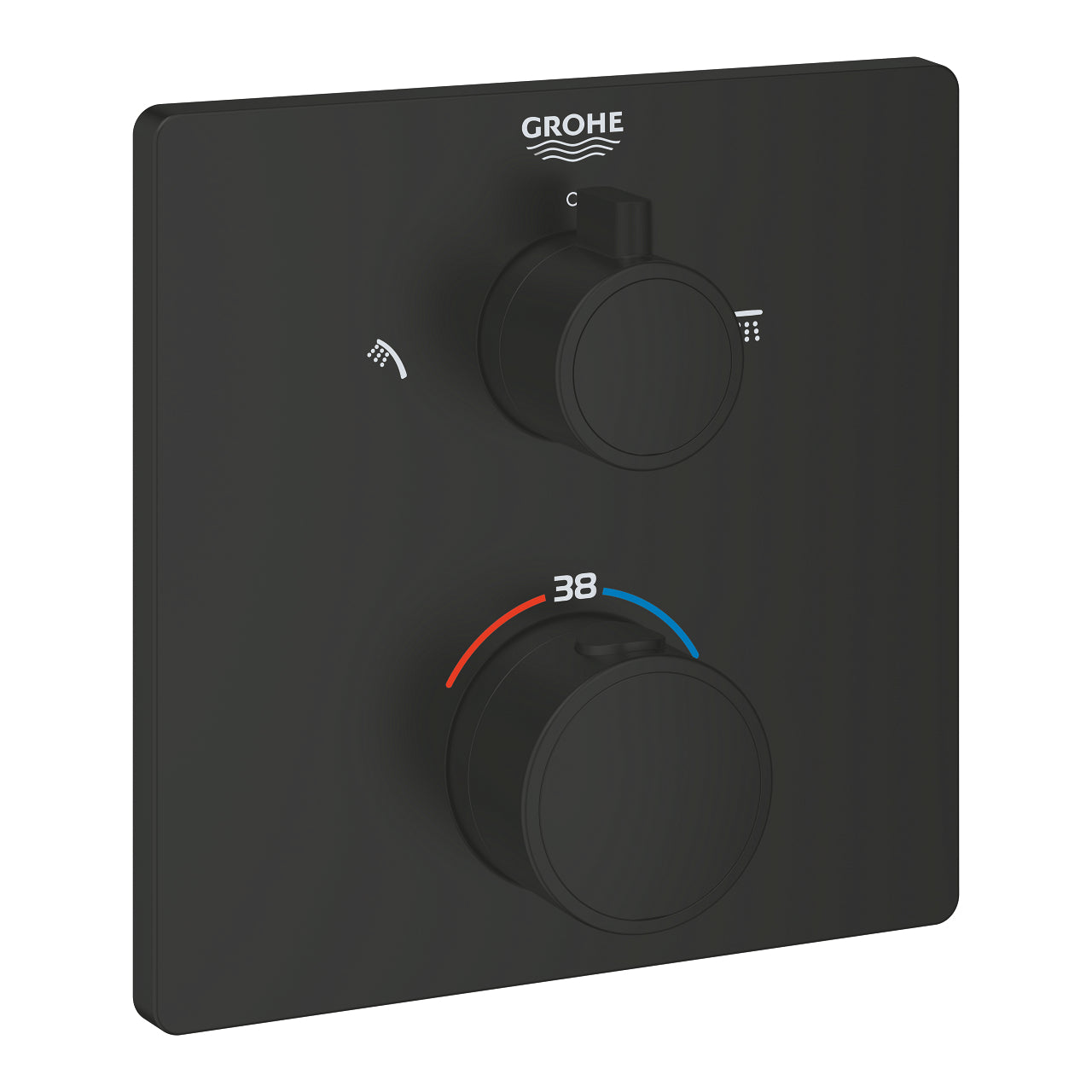 GROHE Grohtherm Термостат Вана/Душ Вграждане Matte Black 1022092430 - Stonea.BG