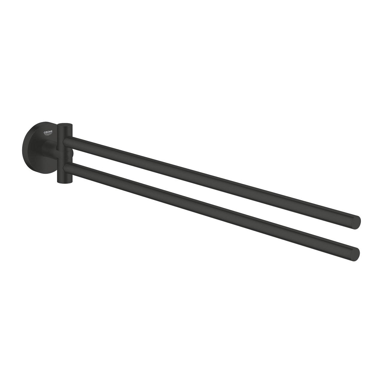 GROHE Essentials Поставка за Хавлии 2 Рамена 439мм Matte Black 1024672430 - Stonea.BG