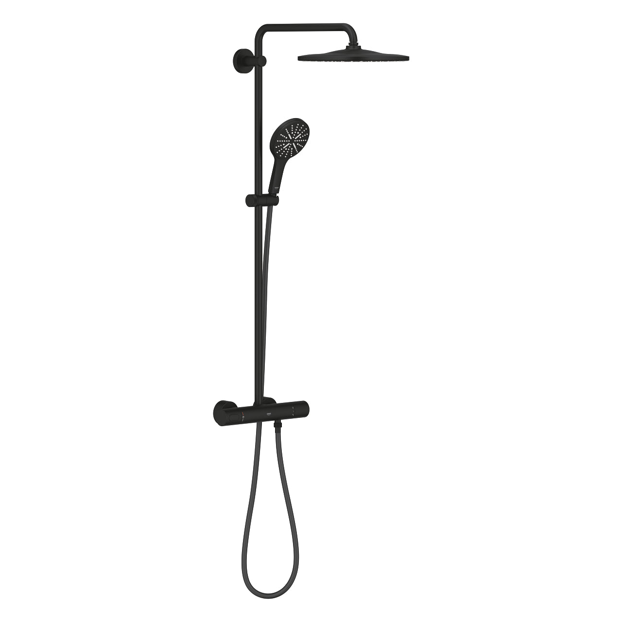 GROHE Rainshower SmartActive 310 Душ Система с Термостат Matte Black 22119KF0 - Stonea.BG