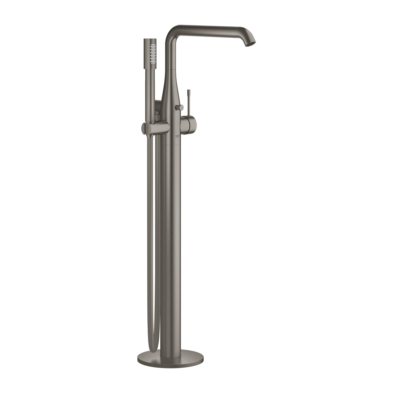 GROHE Essence I Смесител Свободно Стояща Вана 2 Отвора Без Тяло Brushed Hard Graphite 23491AL1 - Stonea.BG