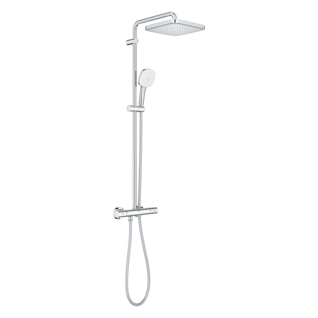 GROHE Tempesta 250 Cube Душ Система с Термостат 7,3 l/min 26 689 001 - Stonea.BG