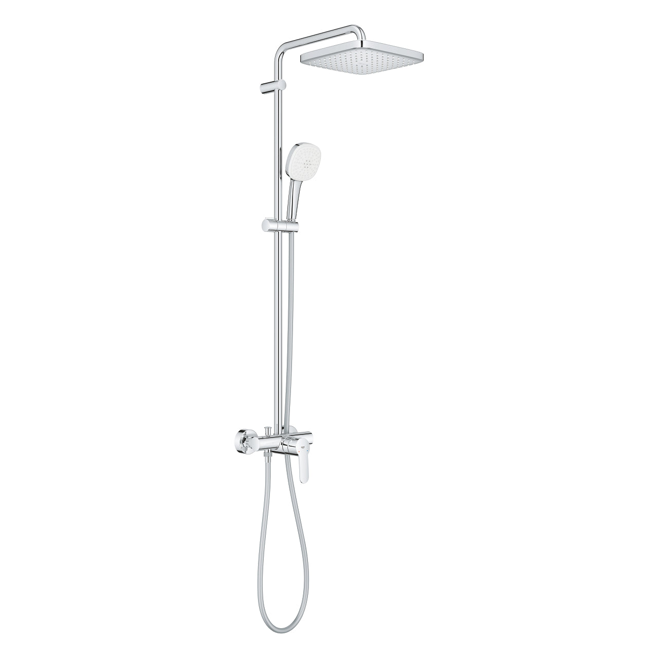 GROHE Tempesta 250 Cube Душ Система с Превключвател 2 струи 7,3 l/min 26 692 001 - Stonea.BG