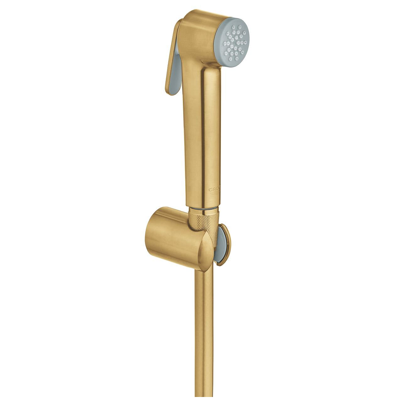 GROHE Tempesta-F Санитарен Душ Комплект с Държач и Шлаух 1250mm Brushed Cool Sunrise 27513GN1 - Stonea.BG