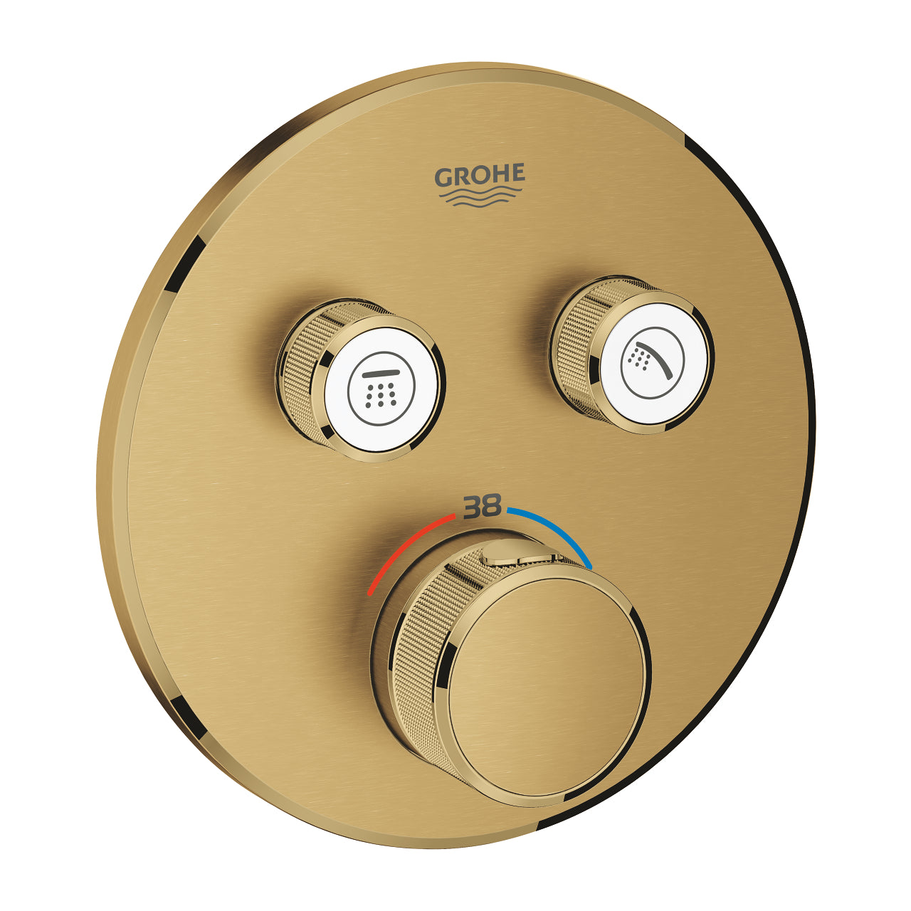 GROHE Grohtherm SmartControl Термостат Вграждане Без Тяло Brushed Cool Sunrise 29119GN0 - Stonea.BG