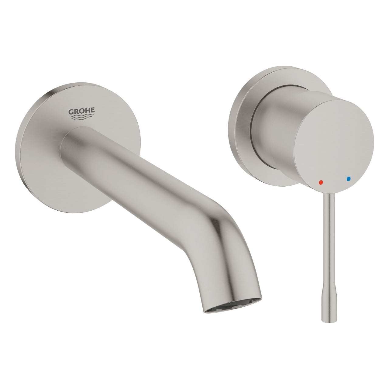 GROHE Eurosmart I Смесител Умивалник M Двойна с Pop-up SuperSteel 29192DC1 - Stonea.BG