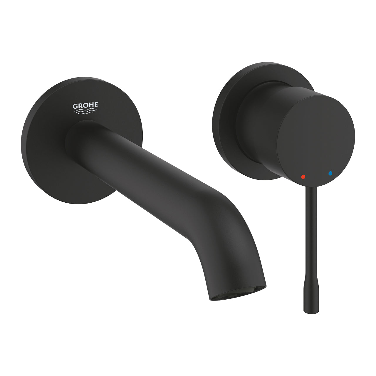 GROHE Essence I Смесител Умивалник M + Чучур 183mm За Вграждане Matte Black 29192KF1 - Stonea.BG