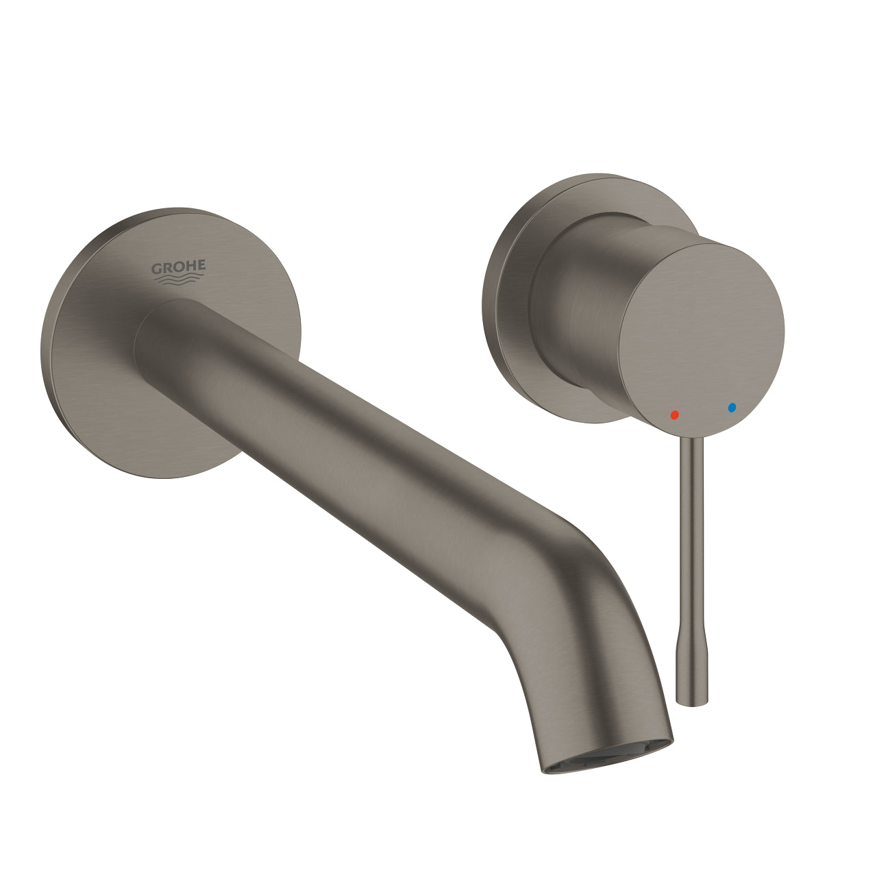 GROHE Essence I Двудупков смесител за умивалник L-размер Без Тяло Brushed Hard Graphite 29195AL1 - Stonea.BG