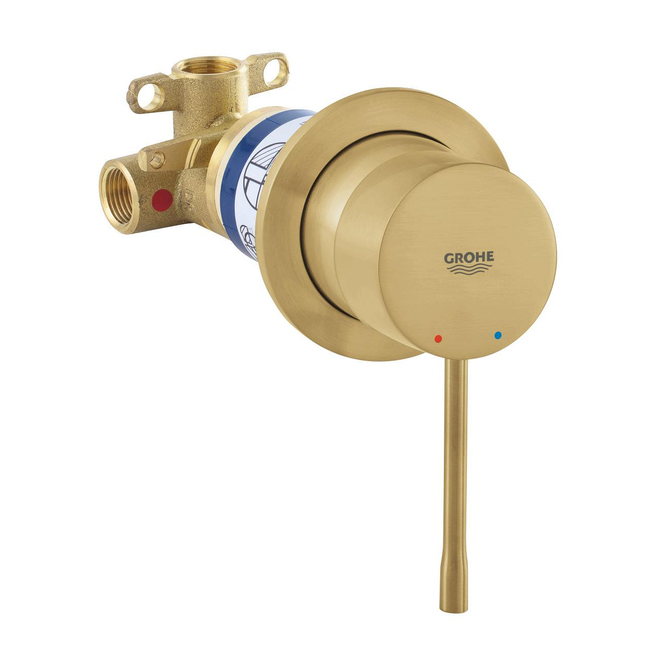 GROHE Essence Смесител Вграждане Душ с Тяло Brushed Cool Sunrise 29197GN0 - Stonea.BG