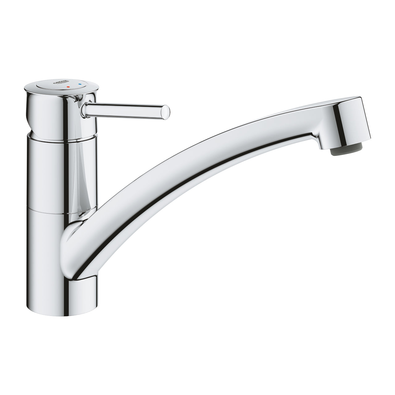 GROHE Bauclassic Кухненски Смесител Нисък Чучур Завърта 140° Chrome 30575000 - Stonea.BG