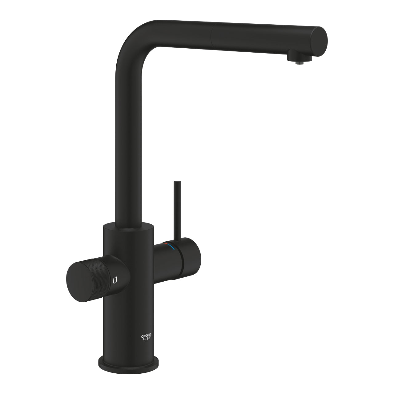 GROHE Blue Pure Minta Смесител Филтрирана Вода + Филтър S Matte Black 30590KF0+40438001 - Stonea.BG
