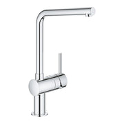 GROHE Minta Кухненски Смесител L-чучур Завърта 0°/150°/380° Chrome 31375000 - Stonea.BG