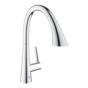 GROHE Zedra Кухненски Смесител Издърпващ Се Чучур 3 Функции Завърта 360° Chrome 32294002 - Stonea.BG