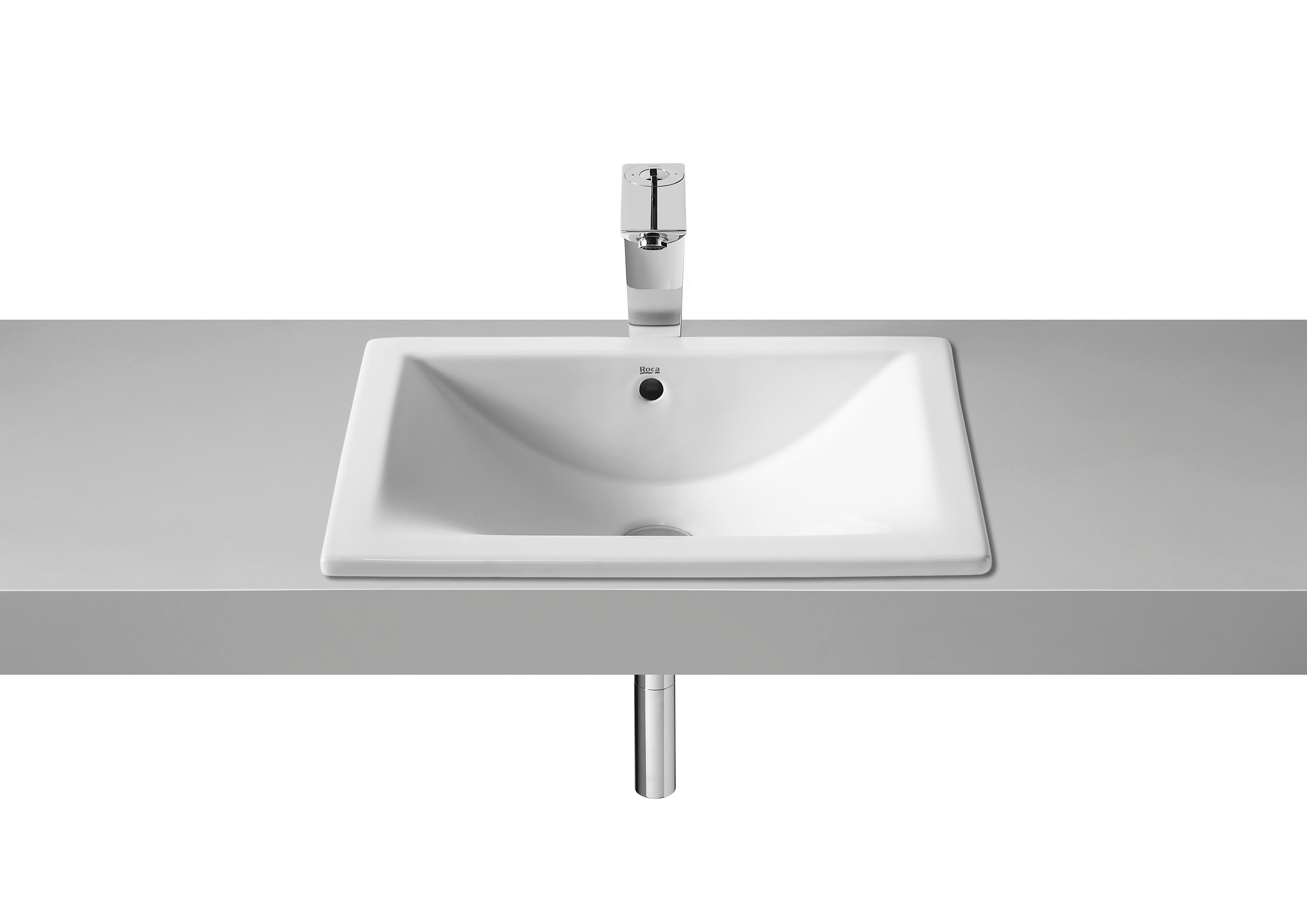 Roca Diverta Умивалник за Вграждане в Плот Правоъгълна White A327114000 - Stonea.BG