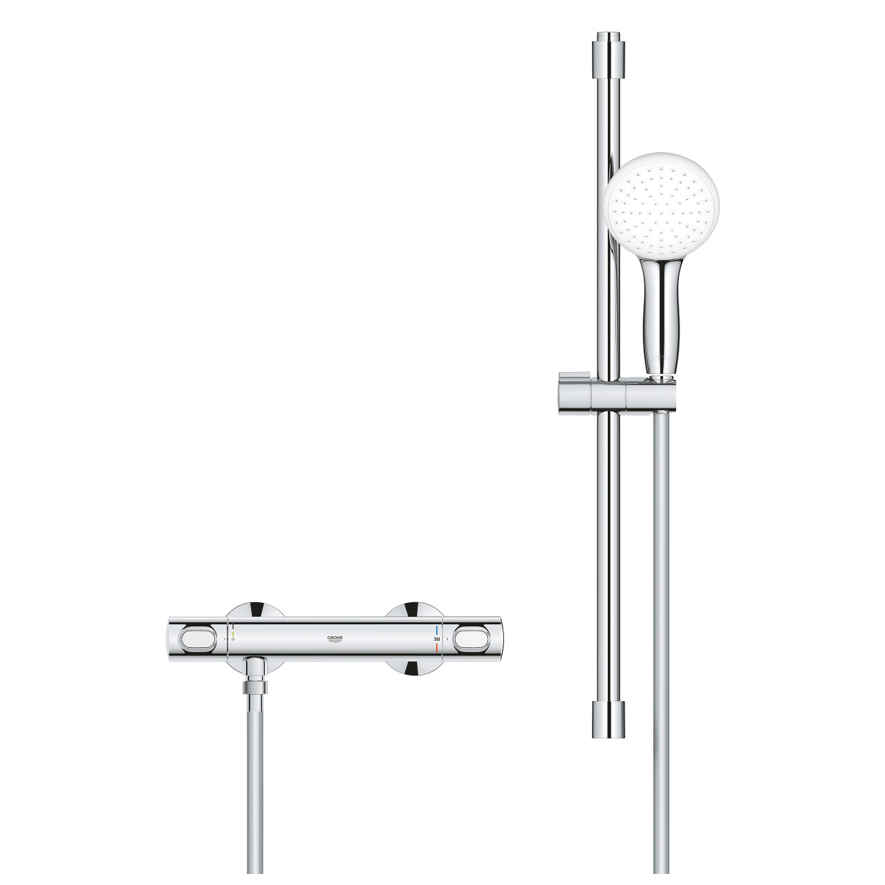 GROHE Grohtherm 500 Душ Гарнитура с Термостат + Tempesta 110 34 796 001 - Stonea.BG