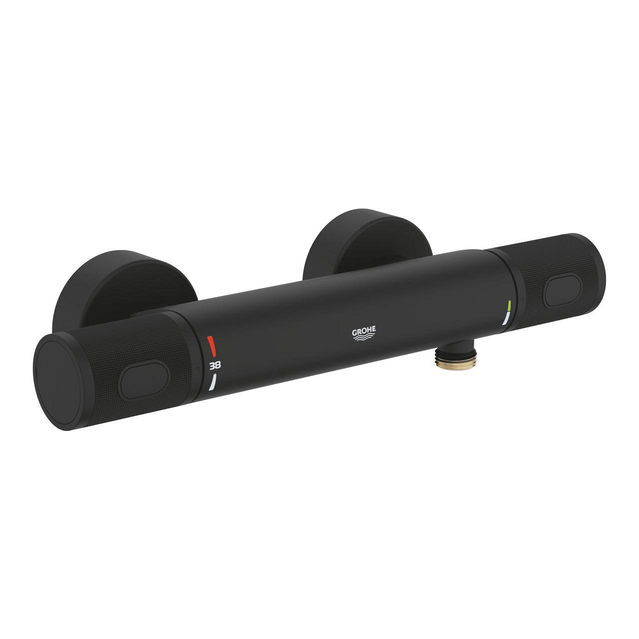 GROHE Grohtherm 1000 Performance Термостатен Смесител за Душ Matte Black 348272KF0 - Stonea.BG