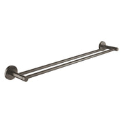 GROHE Essentials Двойна Поставка за Кърпи 454mm Brushed Hard Graphite 40802AL1 - Stonea.BG