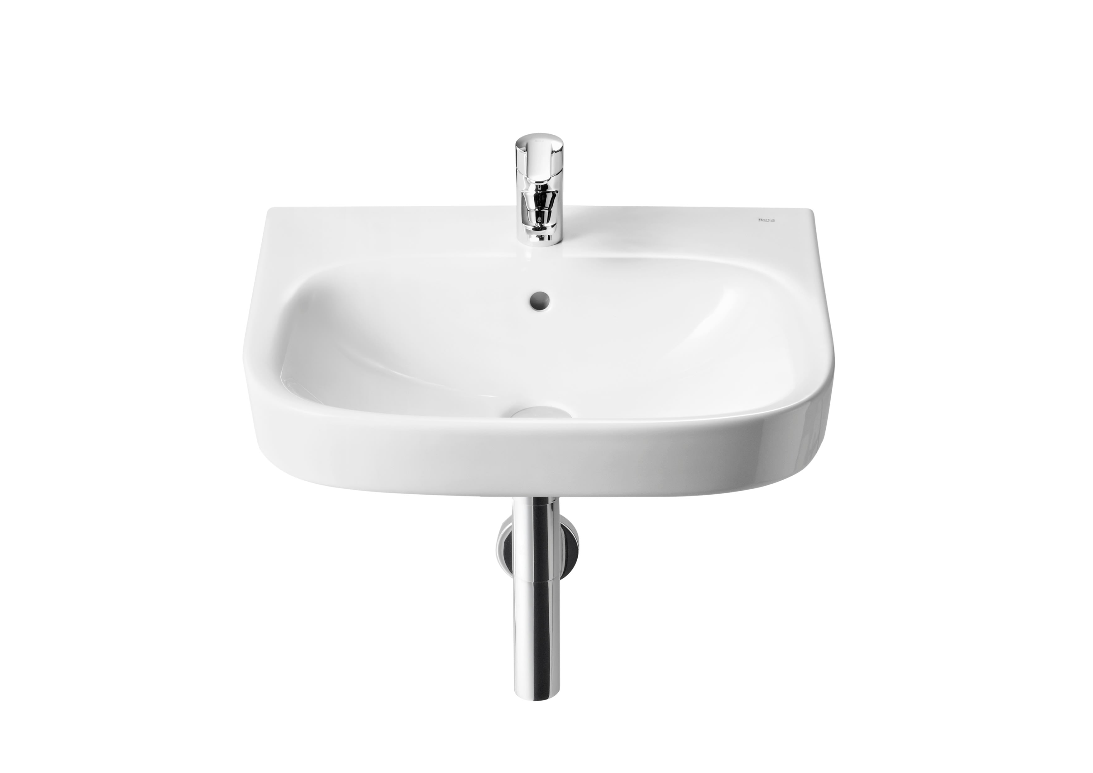 Roca - Умивалник за стенен монтаж 60×48см Glossy White A325994000
