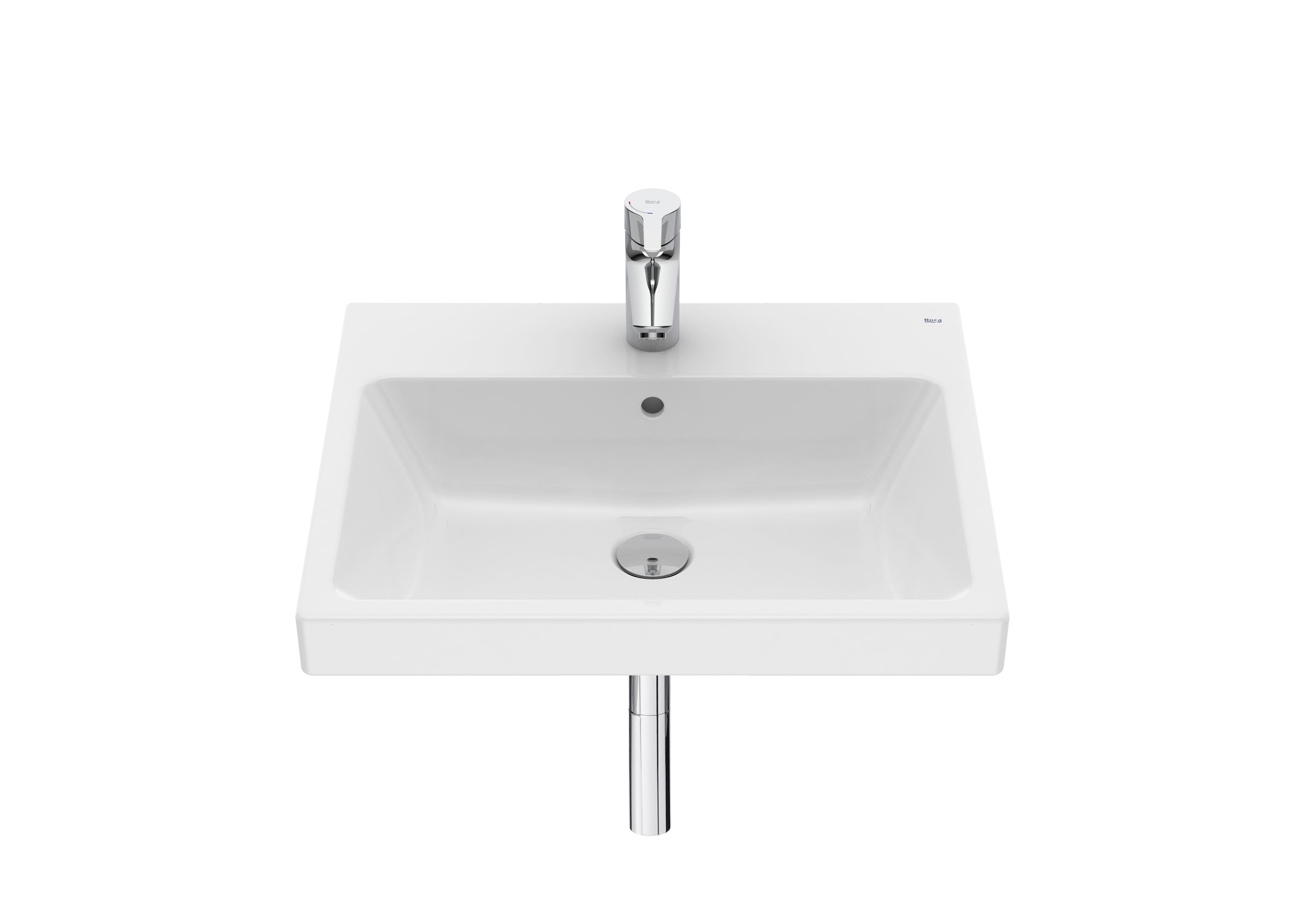 Roca The Gap Умивалник за стенен монтаж 55×46см White A3270MV000