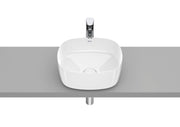 Roca Inspira SOFT – Умивалник върху плот 37×37×14см White бял FINECERAMIC® A327502000