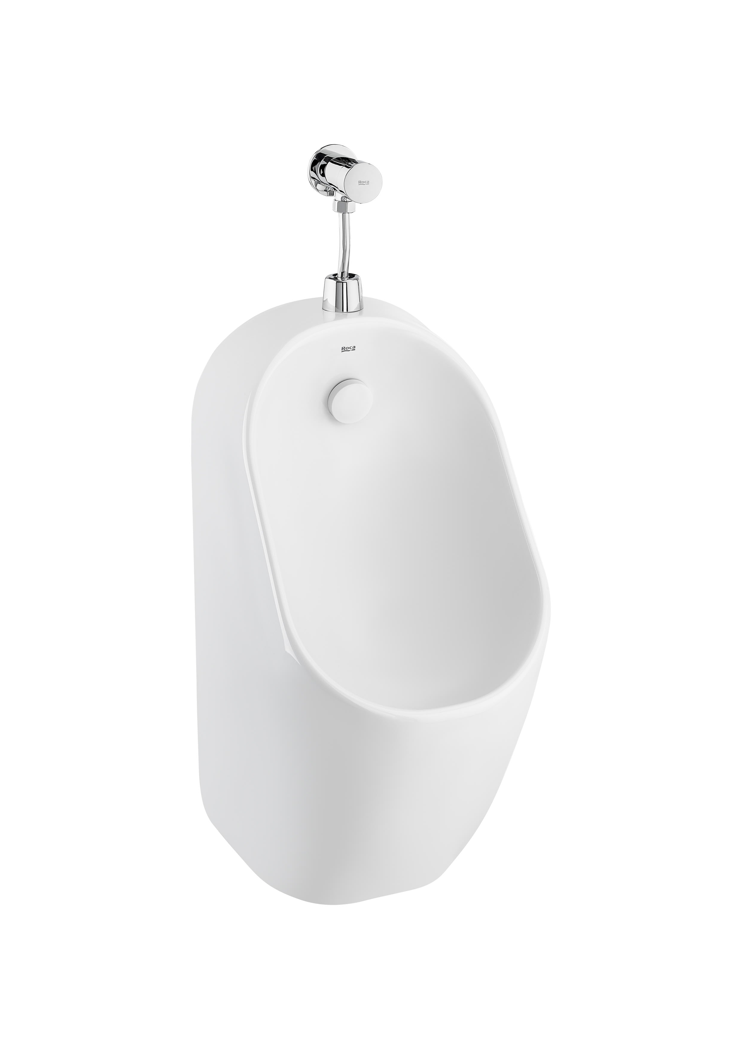 Roca Proton Писоар с Горно Вертикално Захранване Антивандален White A3590J2000 - Stonea.BG