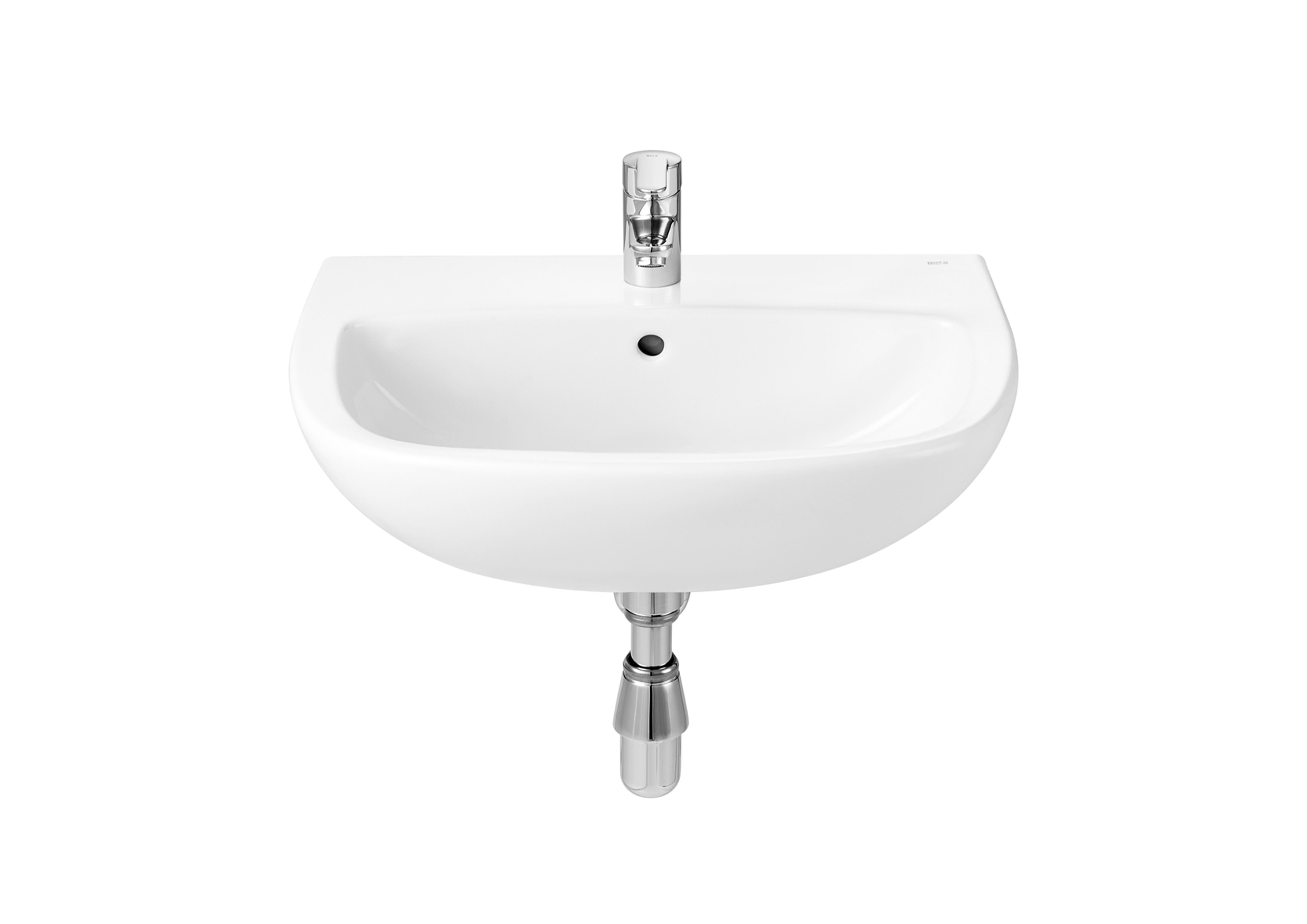 Roca Adele – Умивалник за стенен монтаж 50×40×20см White бял овален 1 отвор A325196000