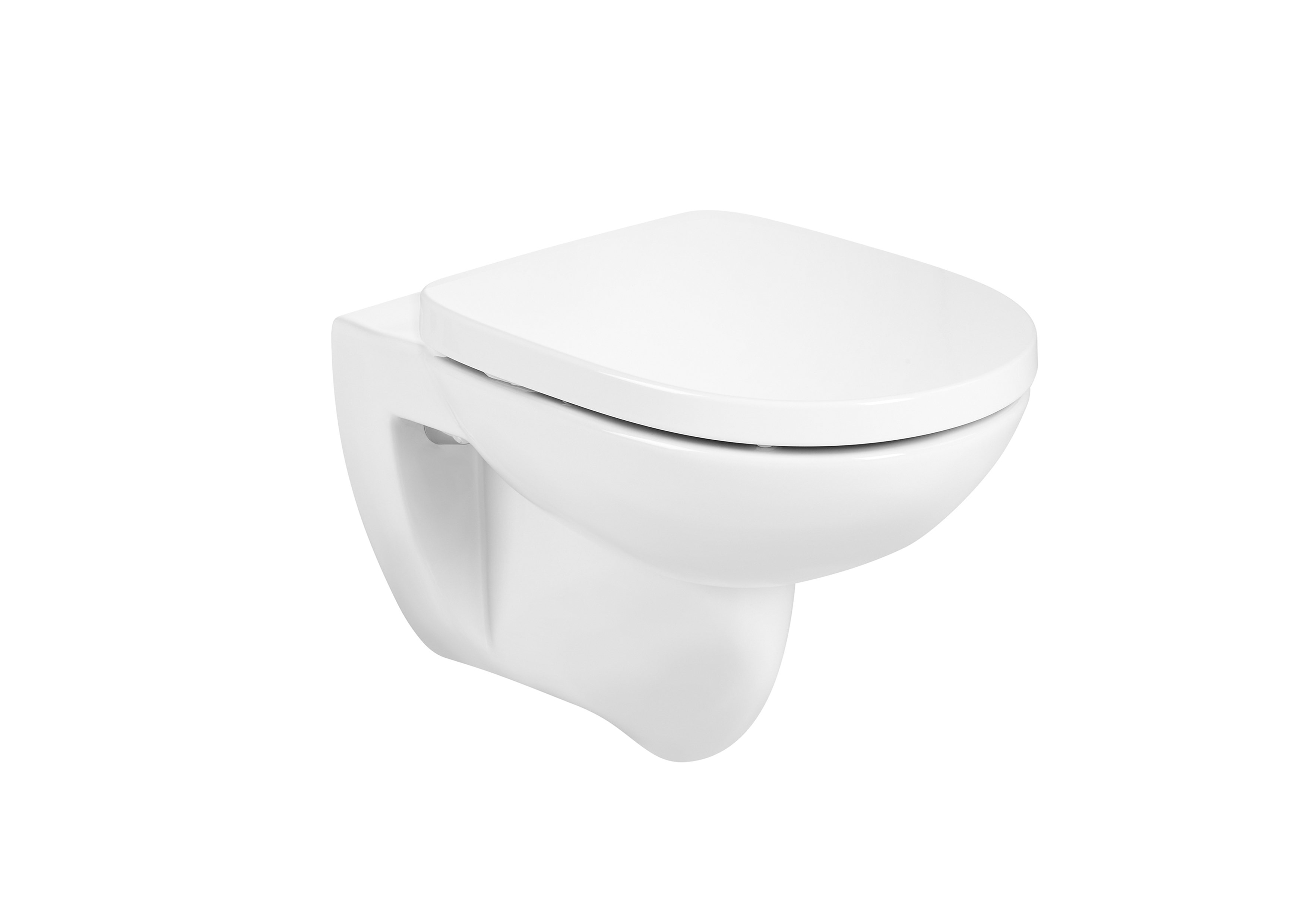 Roca Debba Окачена тоалетна чиния Rimless овална Glossy White A346998000