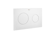 Roca Duplo One PL10 Двоен бутон за WC мат Matt White A890189207