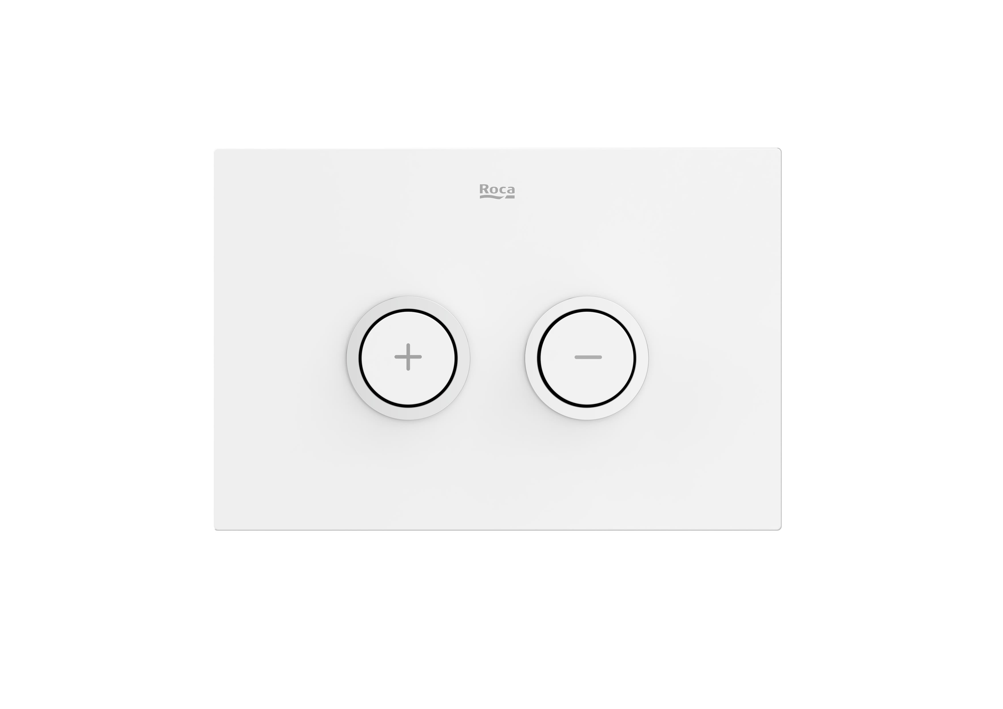 Roca Duplo One PL10 Двоен пневматичен бутон за вградено казанче ONE с механизъм White A890166000