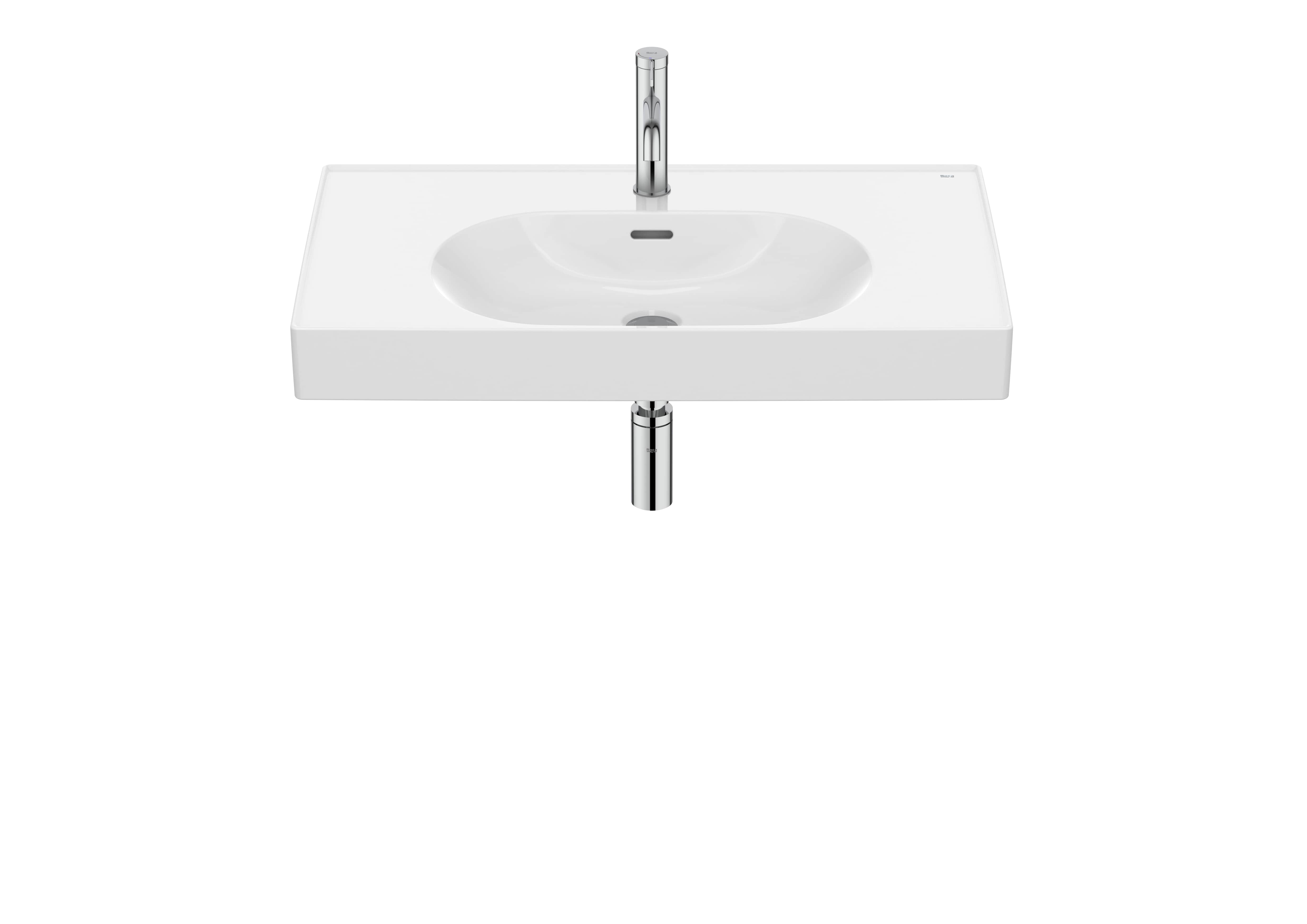 Roca Meridian Умивалник за стенен монтаж 80×46см White A327745000