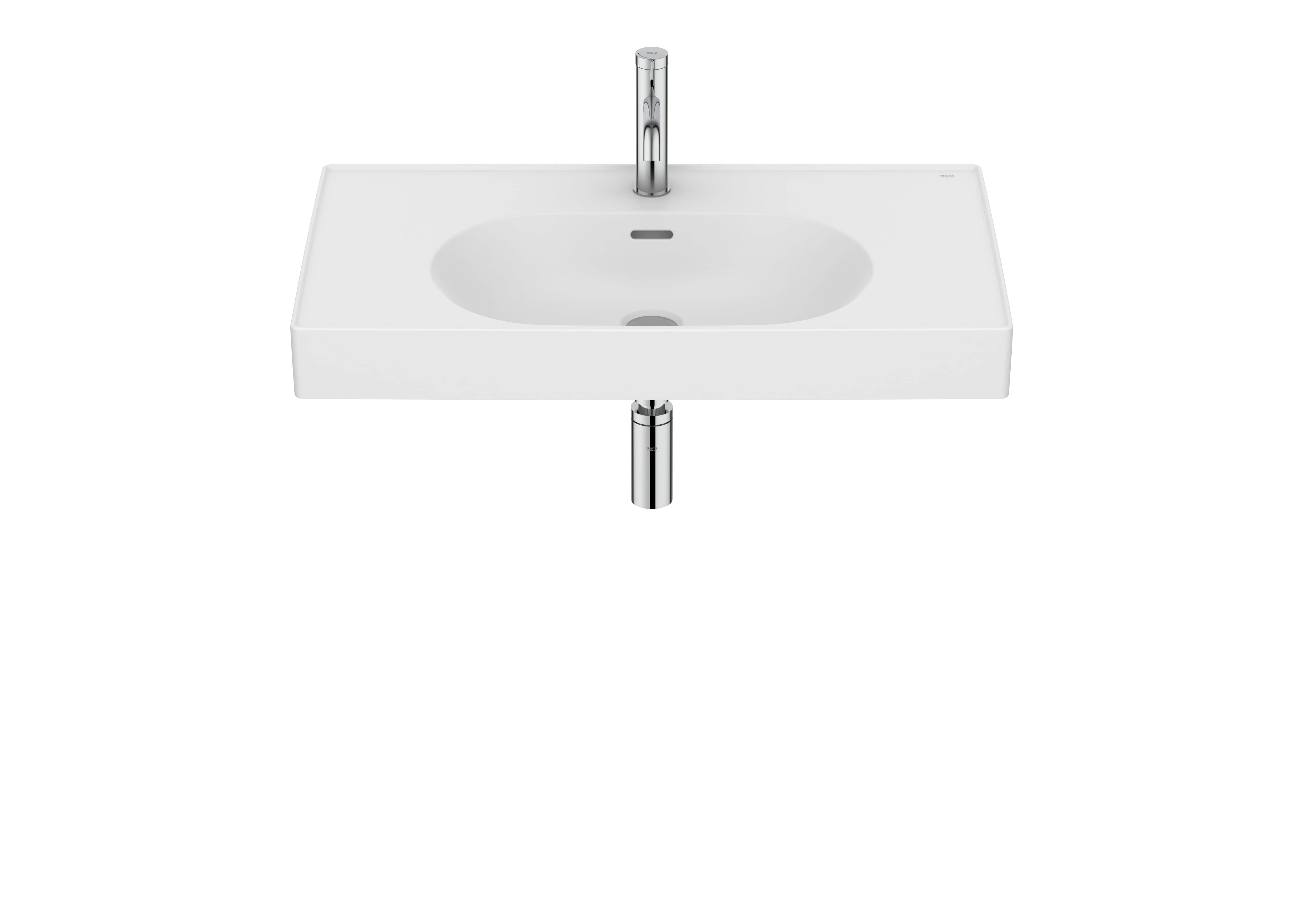 Roca Meridian Умивалник за стенен монтаж 80×46см White A327745000