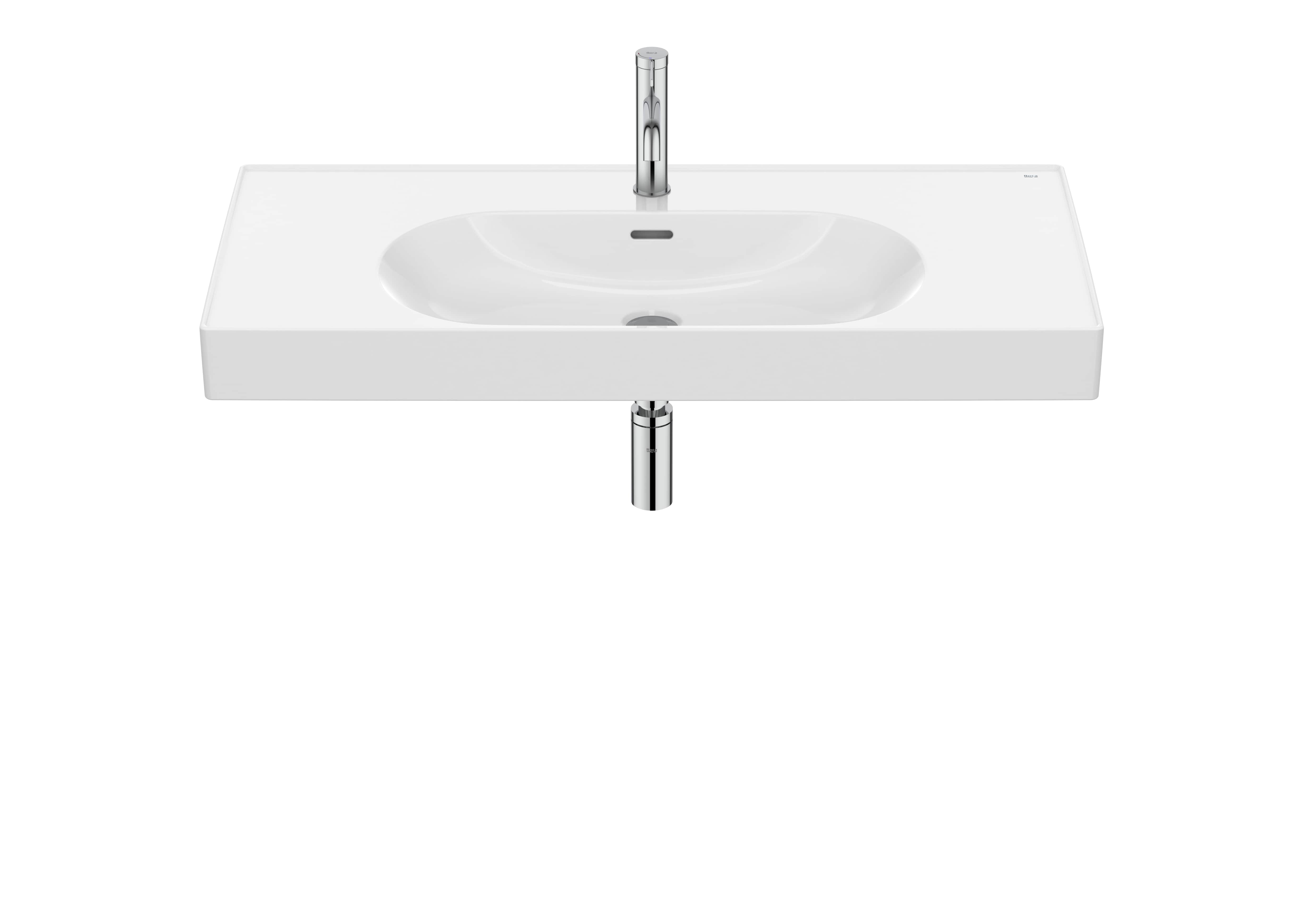 Roca Meridian - Умивалник за стенен монтаж 100×46см White A327746000