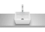 Roca Optica – Умивалник върху плот 35×35×13см White бял без отвор A327B12000