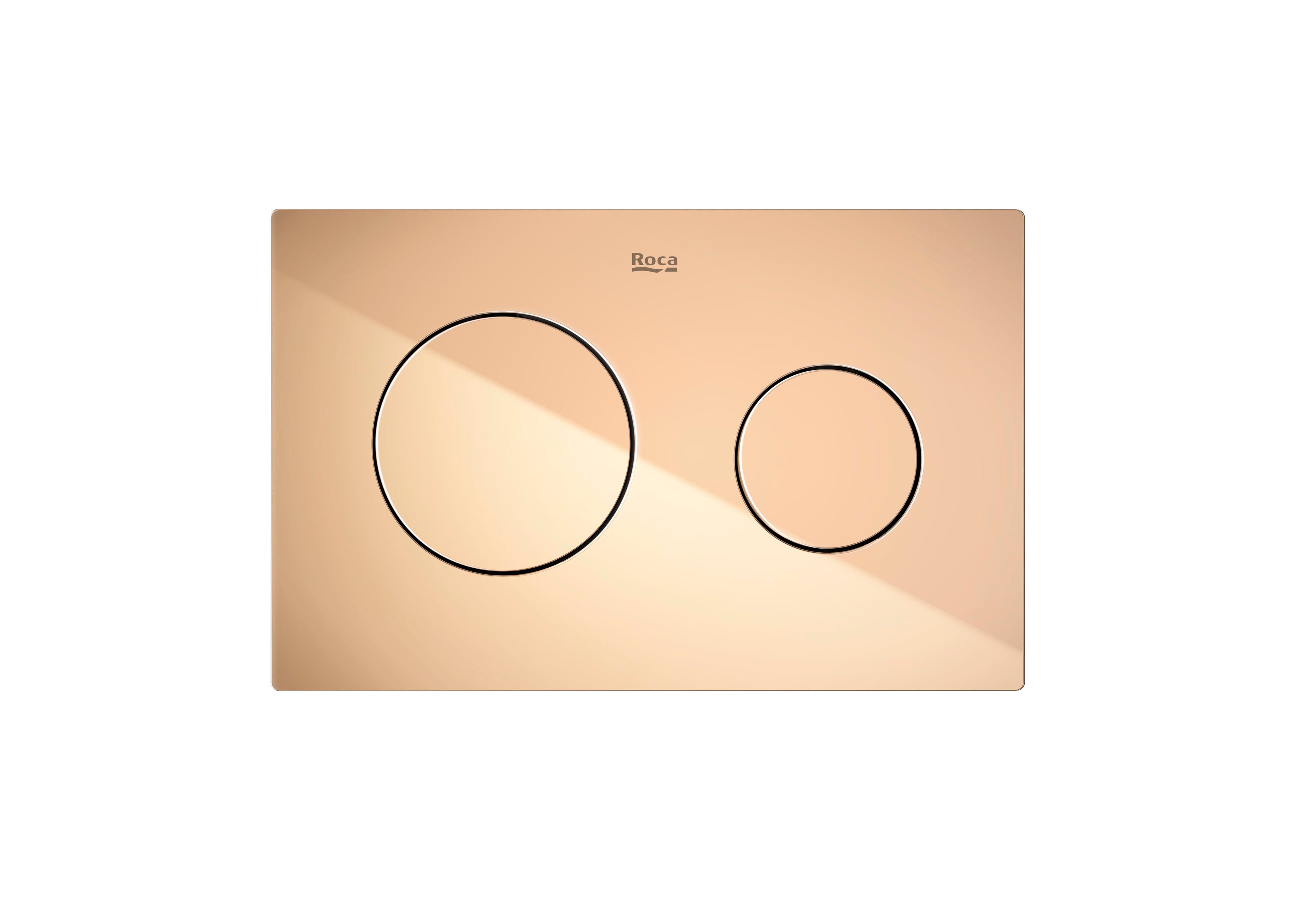 Roca Duplo One PL10 Двоен бутон за WC Rose Gold A8901890RG