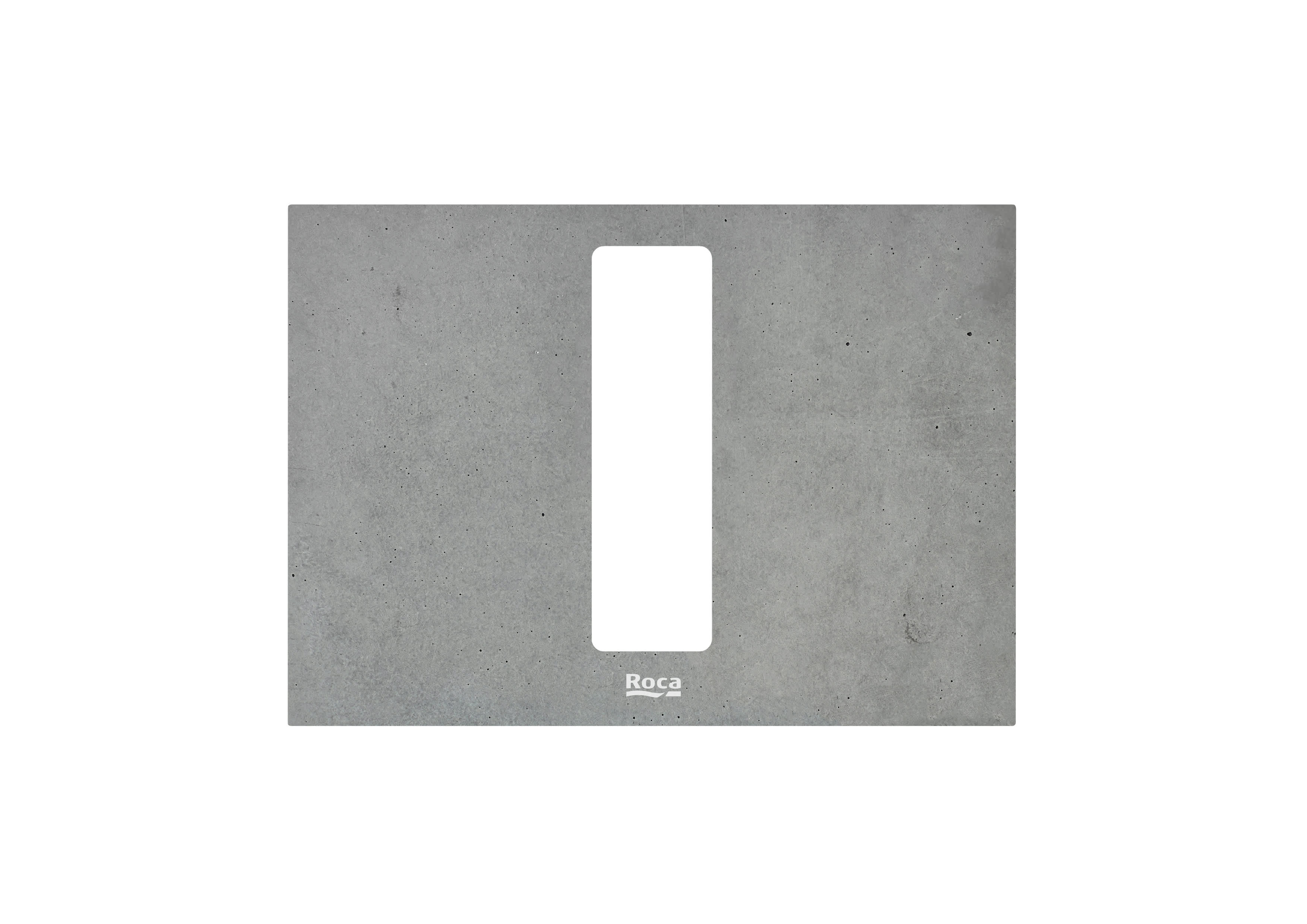 Roca Duplo S PS4 Преден панел за бутон за натискане White Glass A890521399