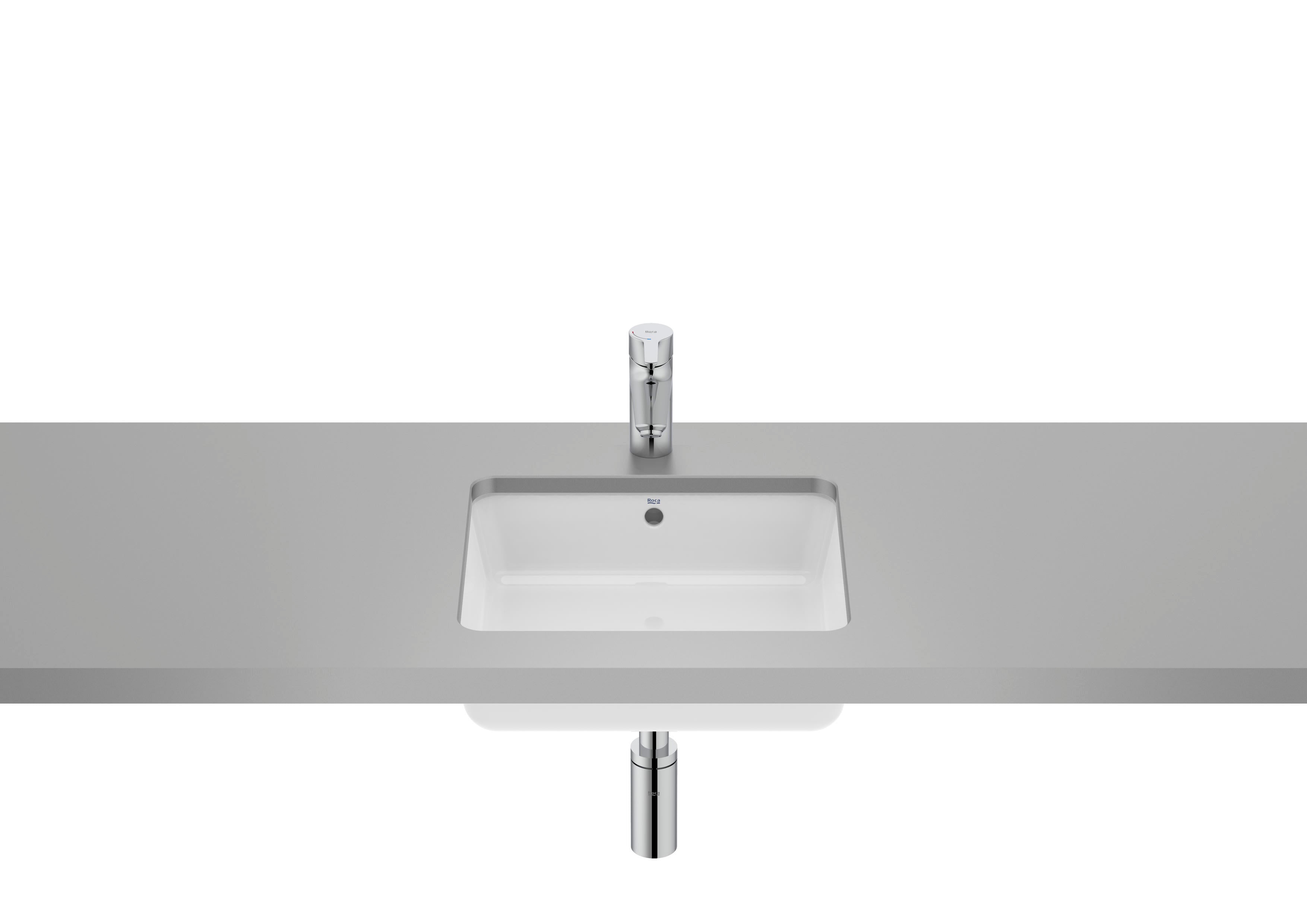 Roca The Gap – Умивалник под плот 40×35×16см White бял без отвор A3270YE000