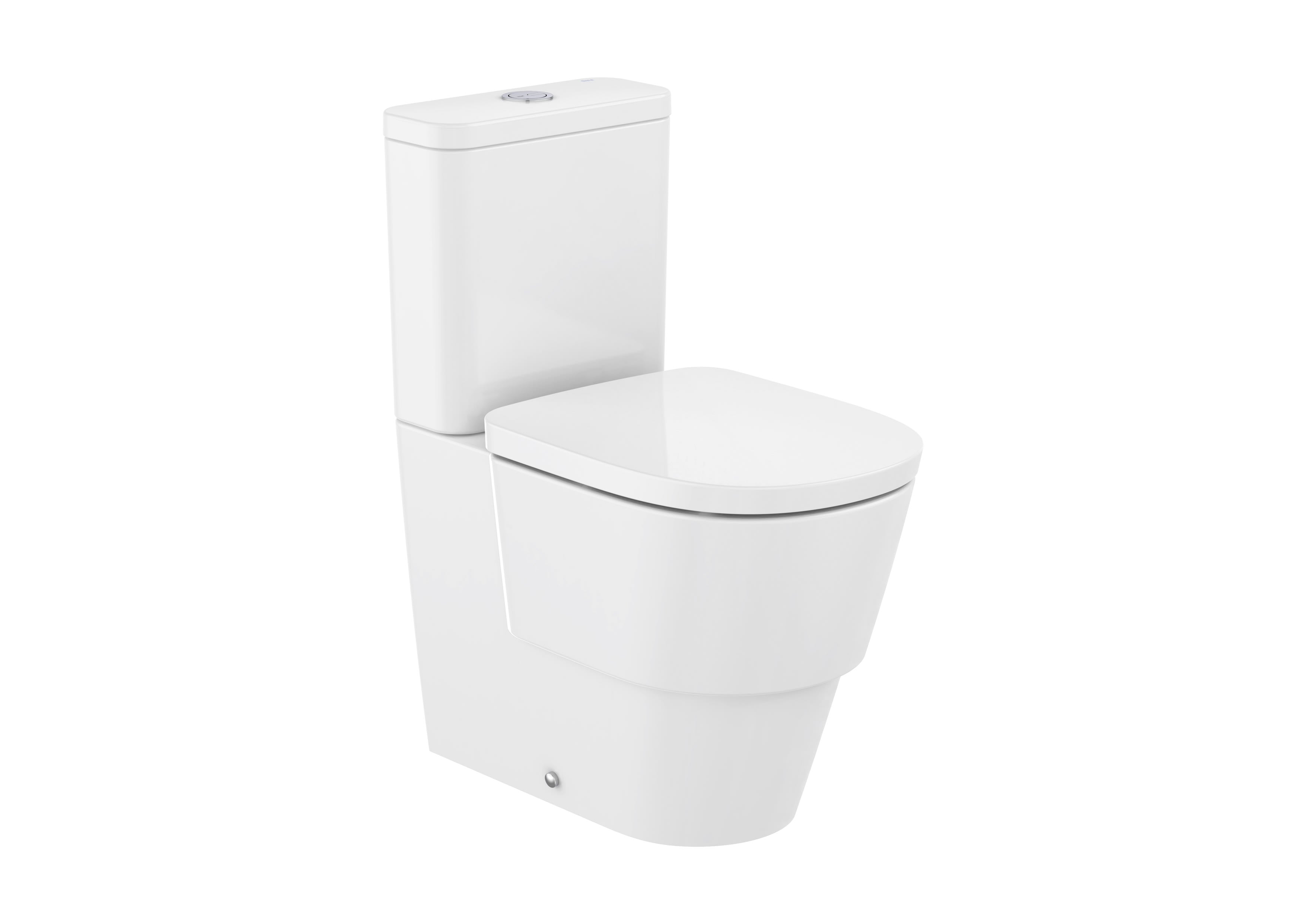 Roca Tura Тоалетна чиния моноблок Rimless долепена до стената White A342697000