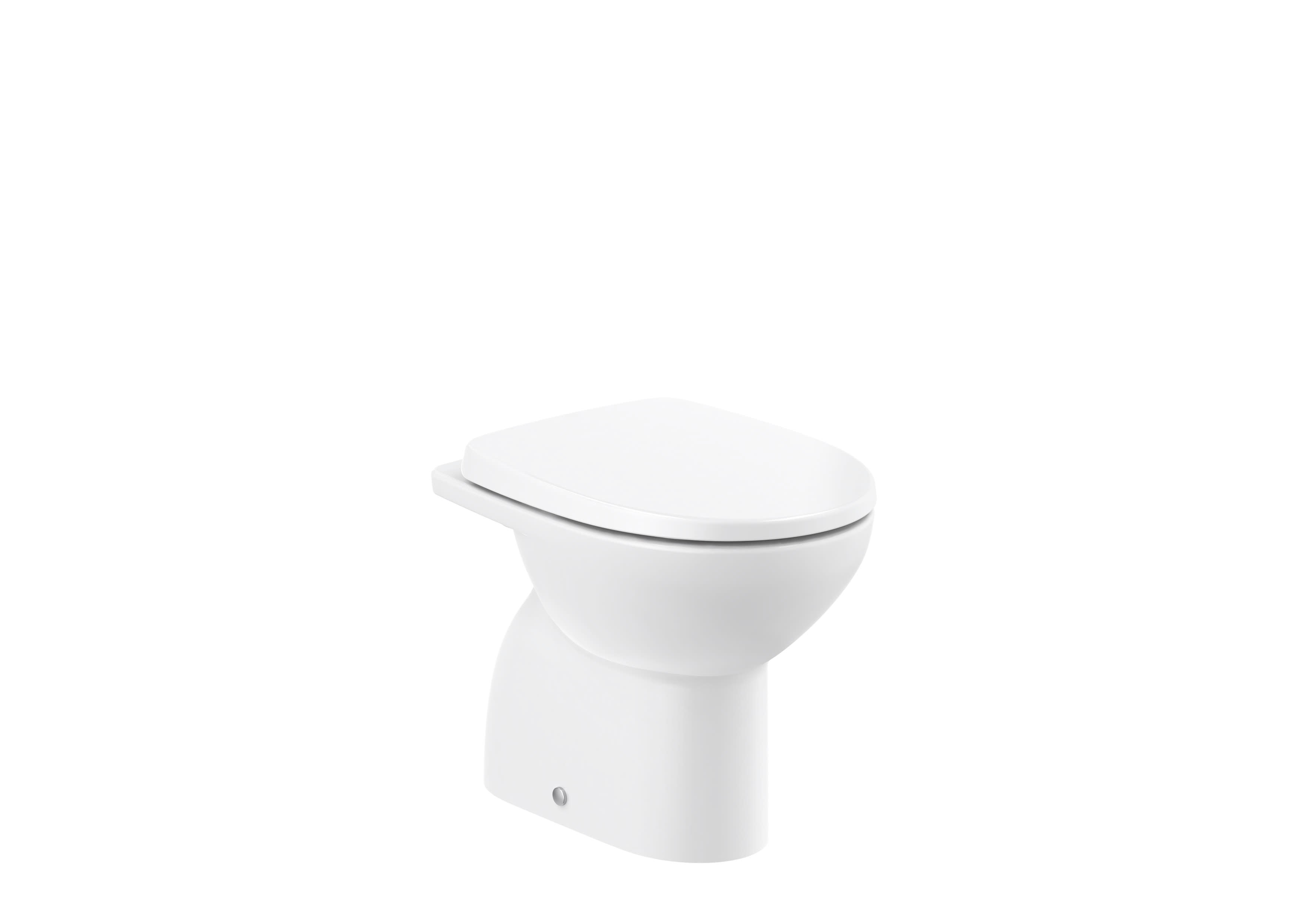 Roca Victoria Стояща тоалетна чиния Rimless вертикално оттичане овална White A344V04000