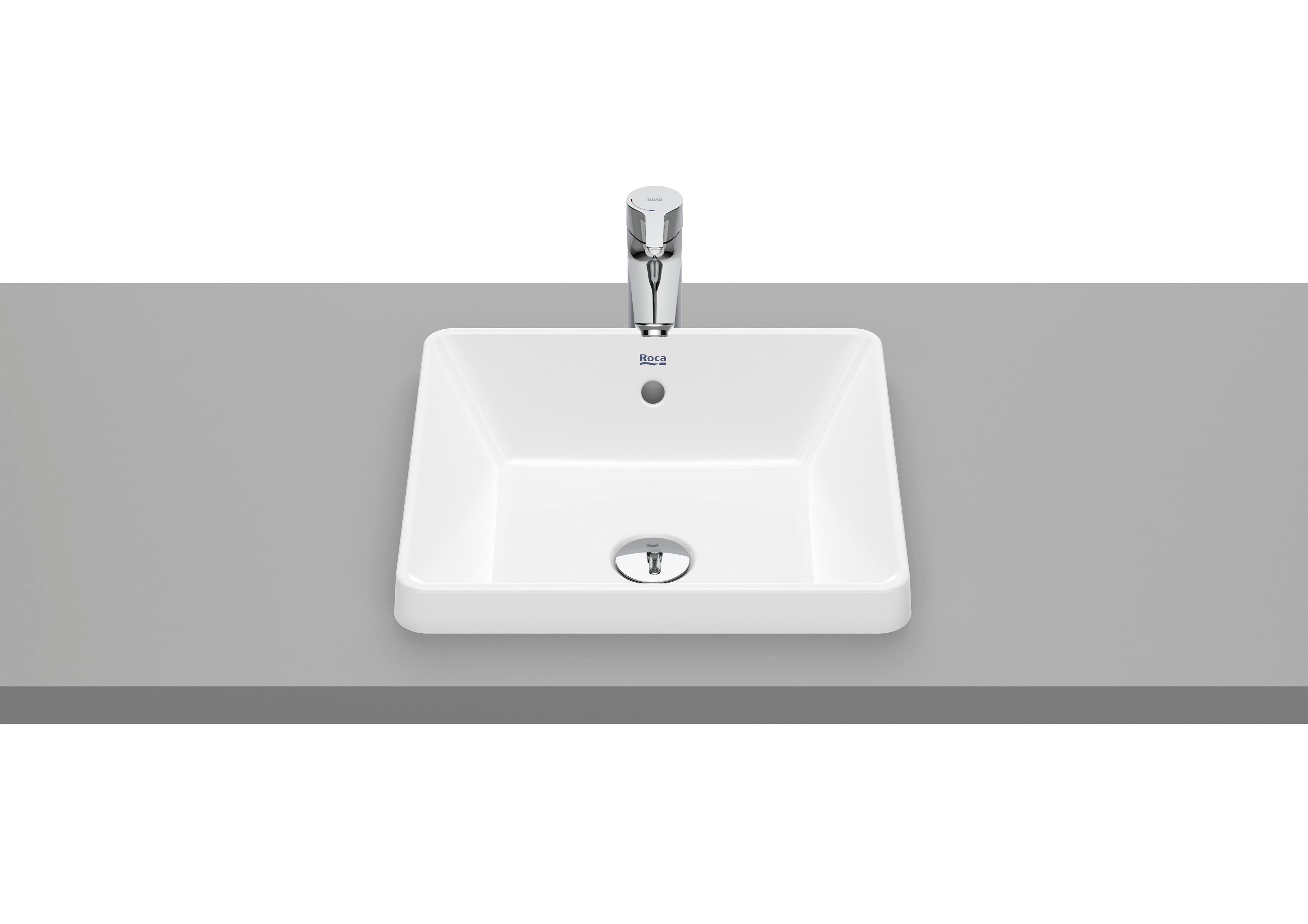 Roca The Gap Умивалник за Вграждане в Плот Правоъгълна White A3270Y7000 - Stonea.BG