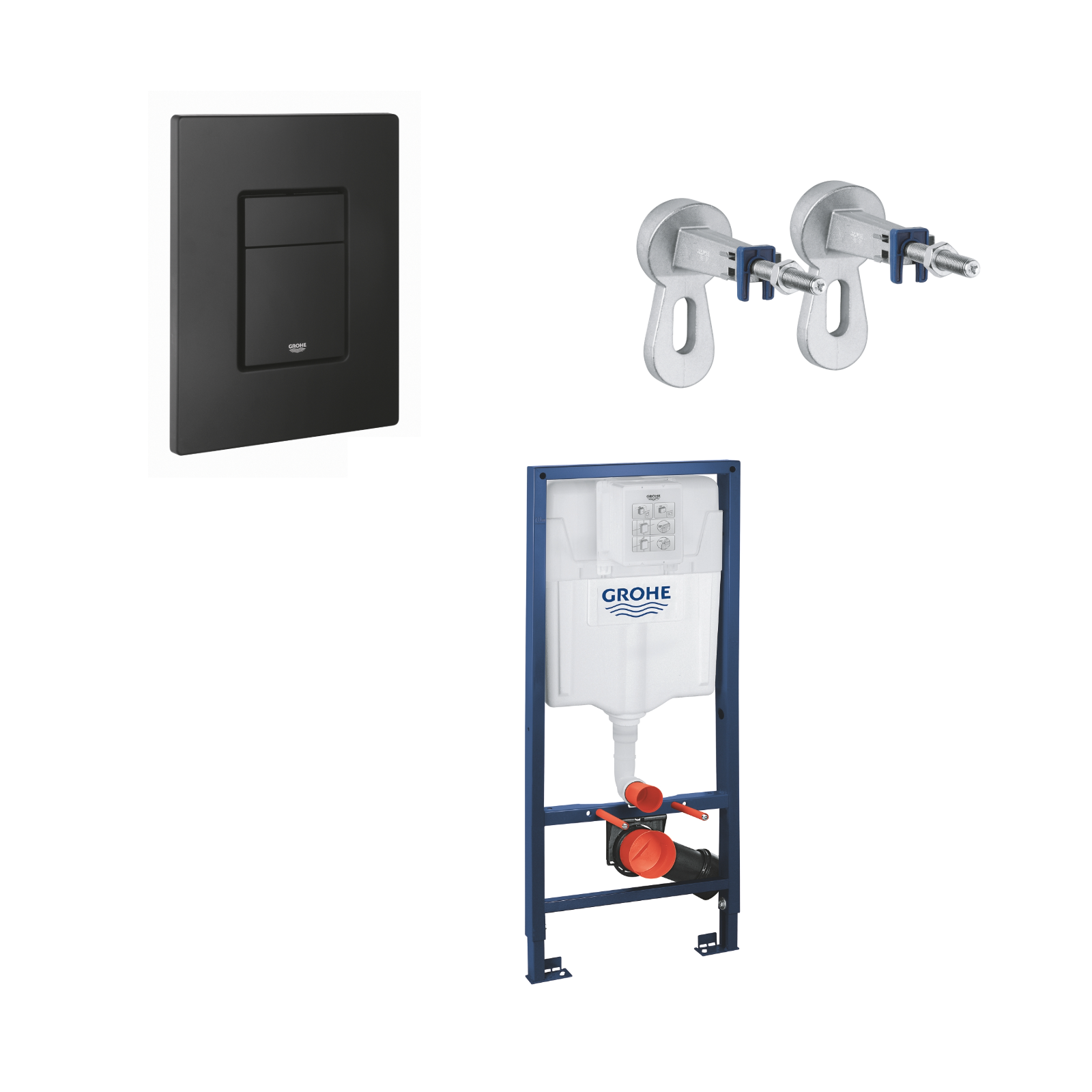 GROHE Rapid SI 3 в 1 Структура + Бутон Skate Cosmopolitan + Планки 38 528 001 - Stonea.BG