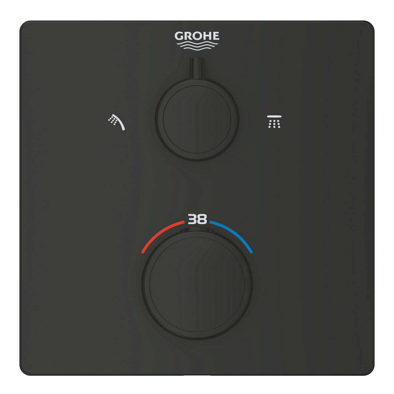 GROHE Grohtherm Термостат Вана/Душ Вграждане Matte Black 1022092430 - Stonea.BG