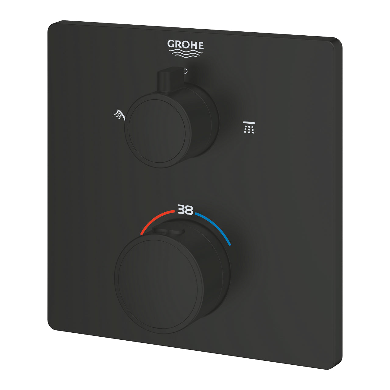 GROHE Grohtherm Термостат Вана/Душ Вграждане Matte Black 1022092430 - Stonea.BG