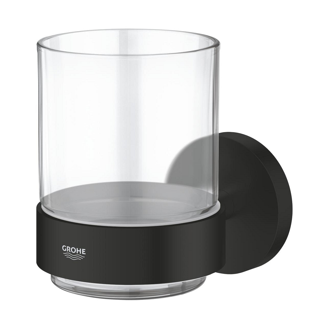 GROHE Essentials Стъклена Чаша с Държач Matte Black 1022562430 - Stonea.BG